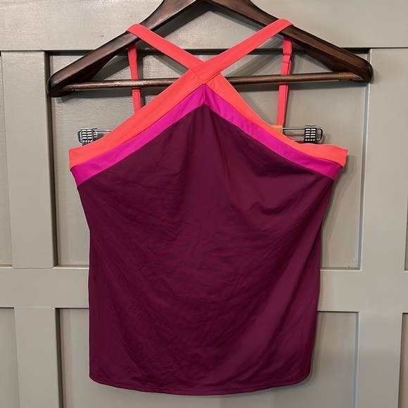 BECCA By Rebecca Virtue 2 Piece Metropolis Tankini Top & Bottom Size Medium - Picture 4 of 12